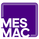 The Yorkshire MESMAC logo: the word MESMAC in white inside a white-bordered square, on a purple background.