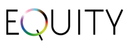"Equity" logo with a rainbow colour-wheel forming the letter Q.