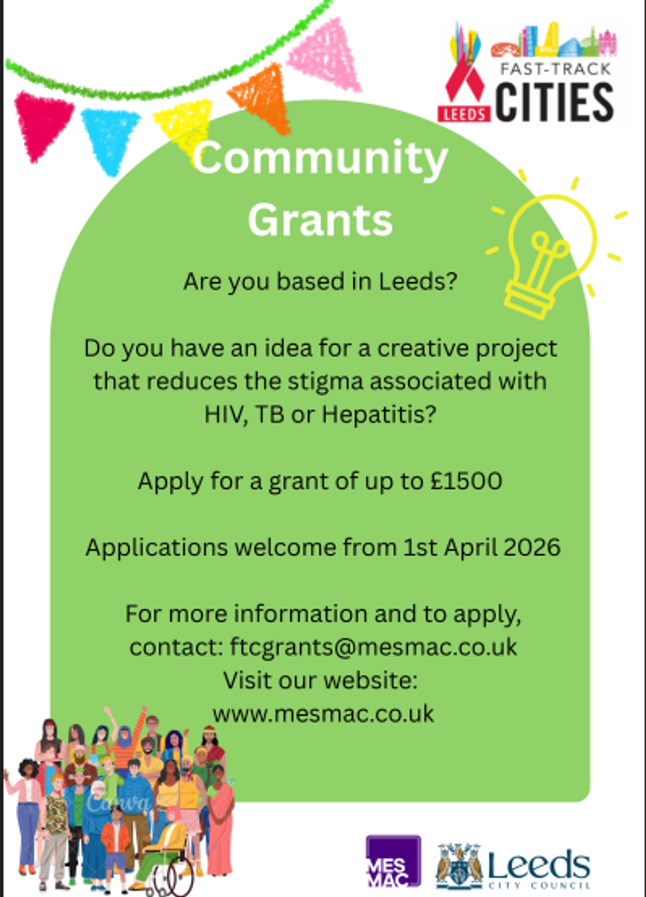 Fast Track Cities Leeds Community Grants